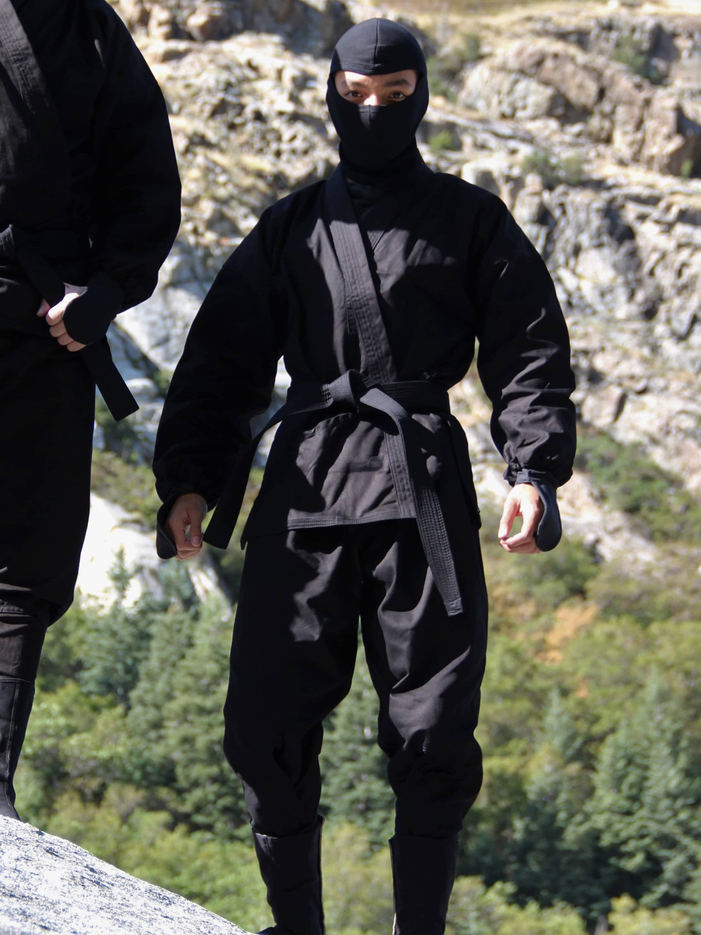 Authentic Black Ninja Uniform Costume Etsy