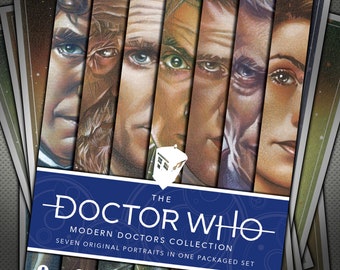 Doctor Who: Modern Doctors - 7-Piece Packaged Print Set of All Seven Modern-Era Doctors from Doctor Who