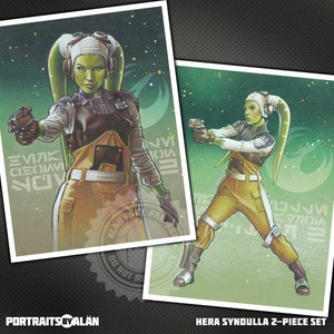 Hera Syndulla: 2-Piece Star Wars Rebels Print Set featuring Rei Kennex as Specter 2