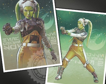 Hera Syndulla: 2-Piece Star Wars Rebels Print Set featuring Rei Kennex as Specter 2
