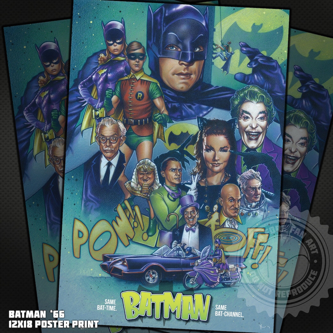 Batman '66 Poster- High Quality Original Poster Art Print