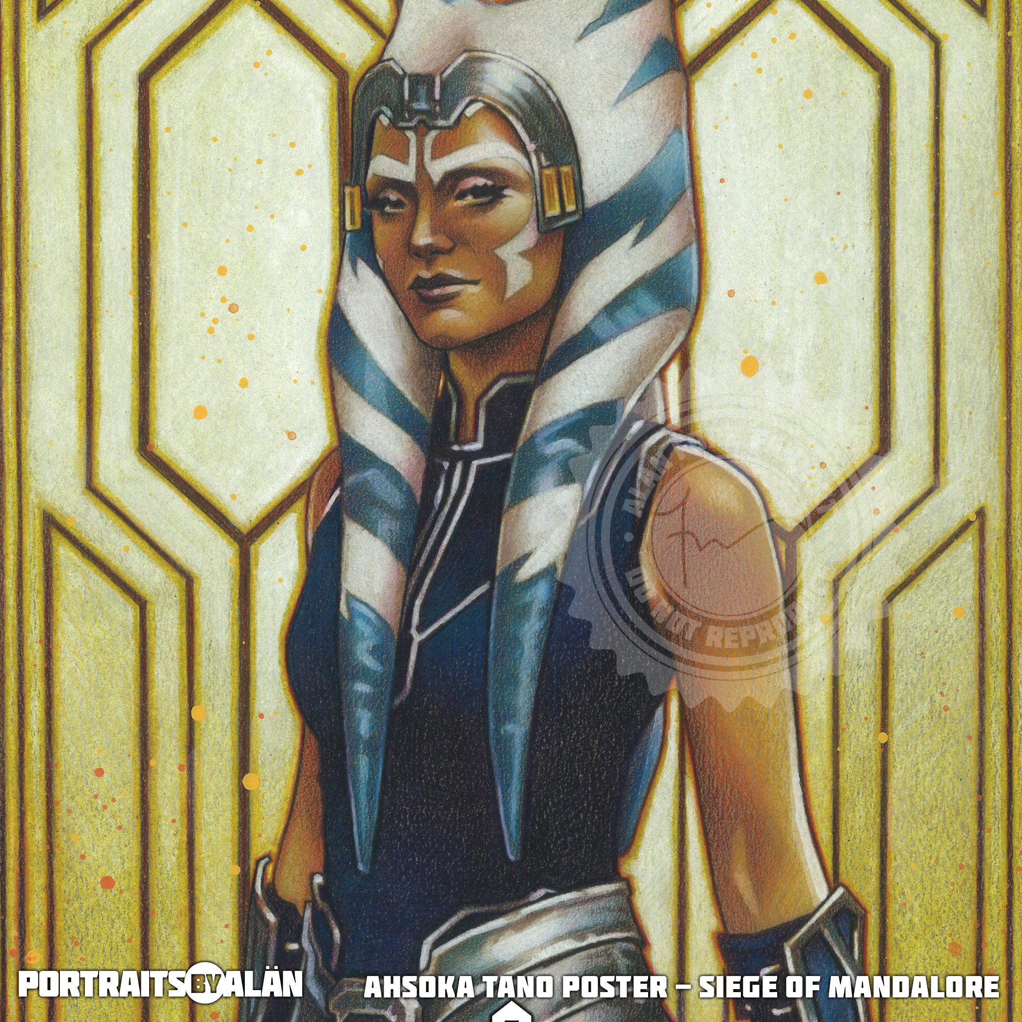 アソーカ・タノ 12x18 ポスター - マンダロアの包囲戦 スター