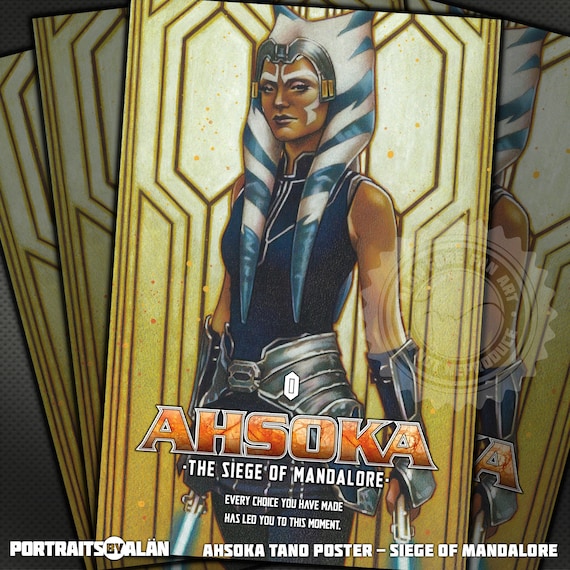 アソーカ・タノ 12x18 ポスター - マンダロアの包囲戦 スター