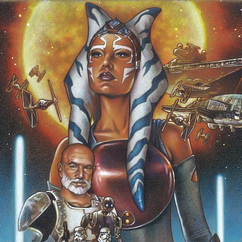 Aayla Secura and the 327th Star Corps 12x18 Poster Print