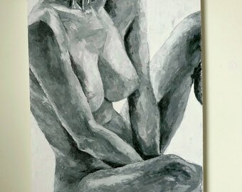 erotic nude acrylic Erotic nude acrylic