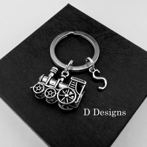 Train Keyring, Personalised Locomotive Travel Gifts