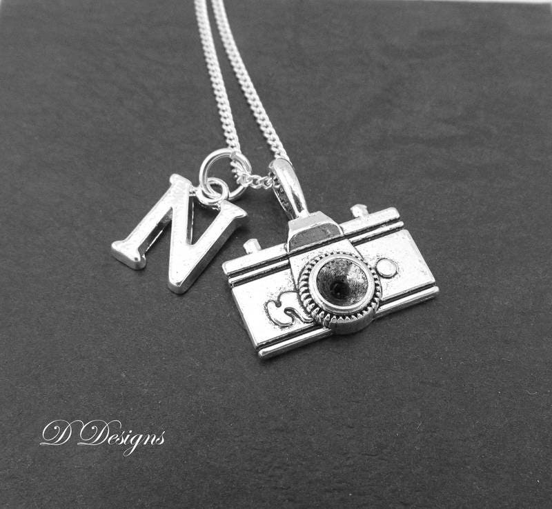 Camera Necklace Camera Pendant Photographers Necklace Etsy