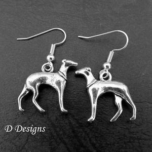 greyhound earrings