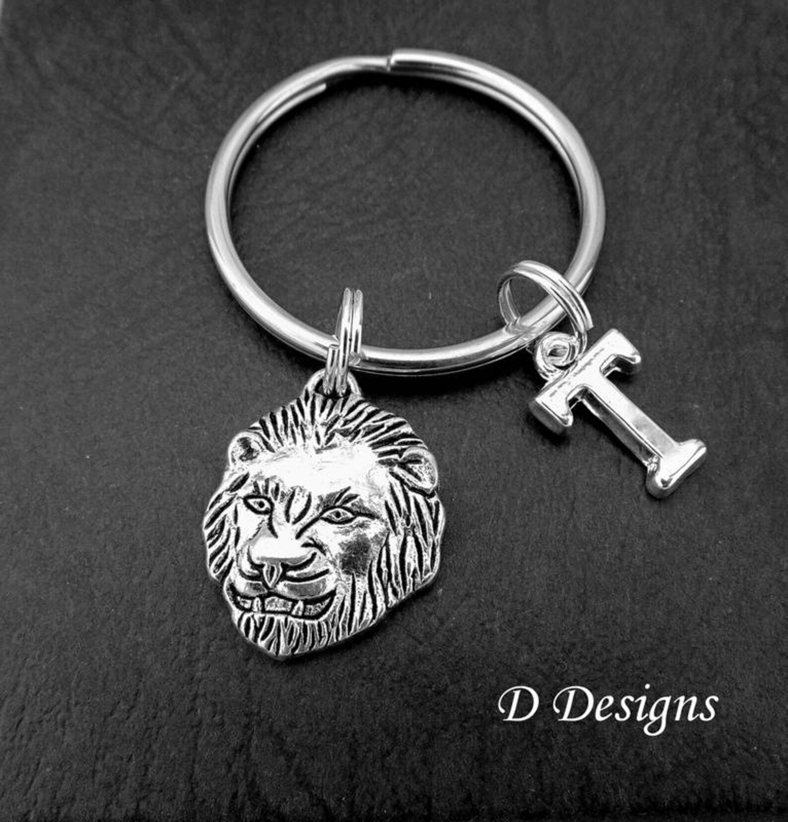 Lion Keyring Lion KeyChain Animal Key Chain Animal Keyring Etsy