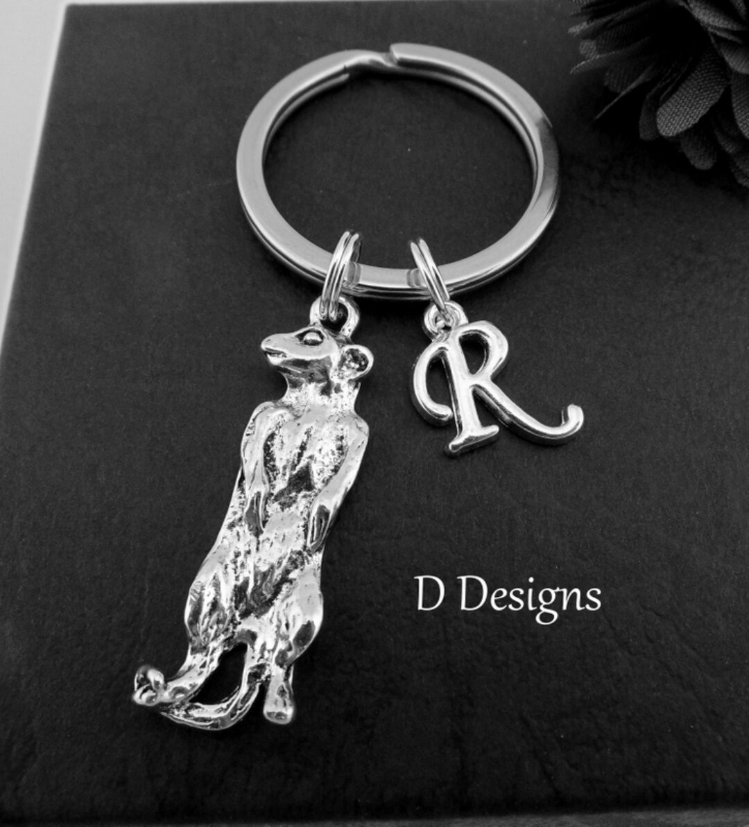 Meerkat Keyring Meerkat Keychain Animal Keyring Animal Key Etsy UK