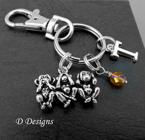 bag brand with monkey keychain
