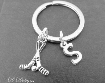 Hockey KeyChain, Hockey KeyRing, Sporty Key Chain, Sporty key ring, Personalised Hockey Key chain, Hockey Gifts