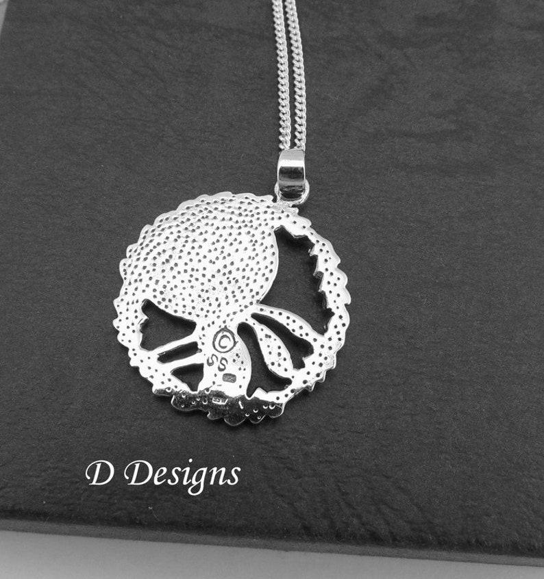 Hare Necklace Sterling Silver Moon Gazing Hare Pendant Jewellery