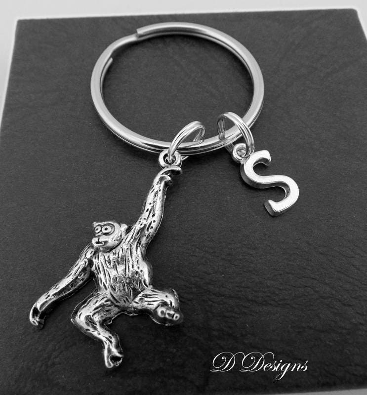 Monkey KeyChain Monkey Keyring Monkey Jewellery Ape Key Etsy
