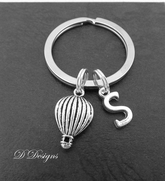 hot air balloon keyring