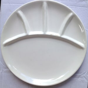 White Italian Fondue or Sushi Plates - Set of 2