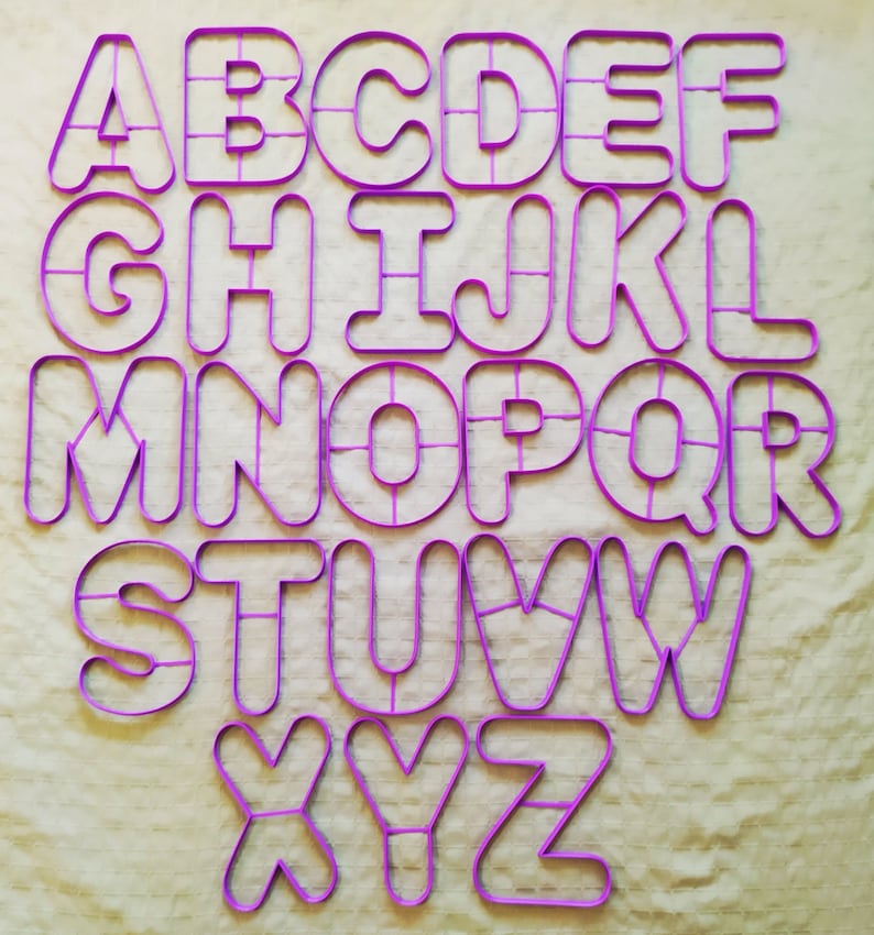 10inch EXTRA LARGE Alphabet cookie cutters Etsy
