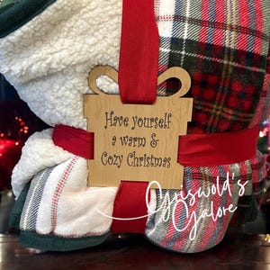 Personalized Christmas Gift, Christmas, Personalized Christmas, Christmas Blanket Tag, Blanket Tag, Teachers, Custom made