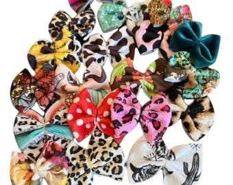 Bullet Small Bows Bundle, Freshener Bows, Decorative Bows, Freshie Bullet Bows, Printed Bows, Solid Bows, Cute Bow Pack, Craft Accessories