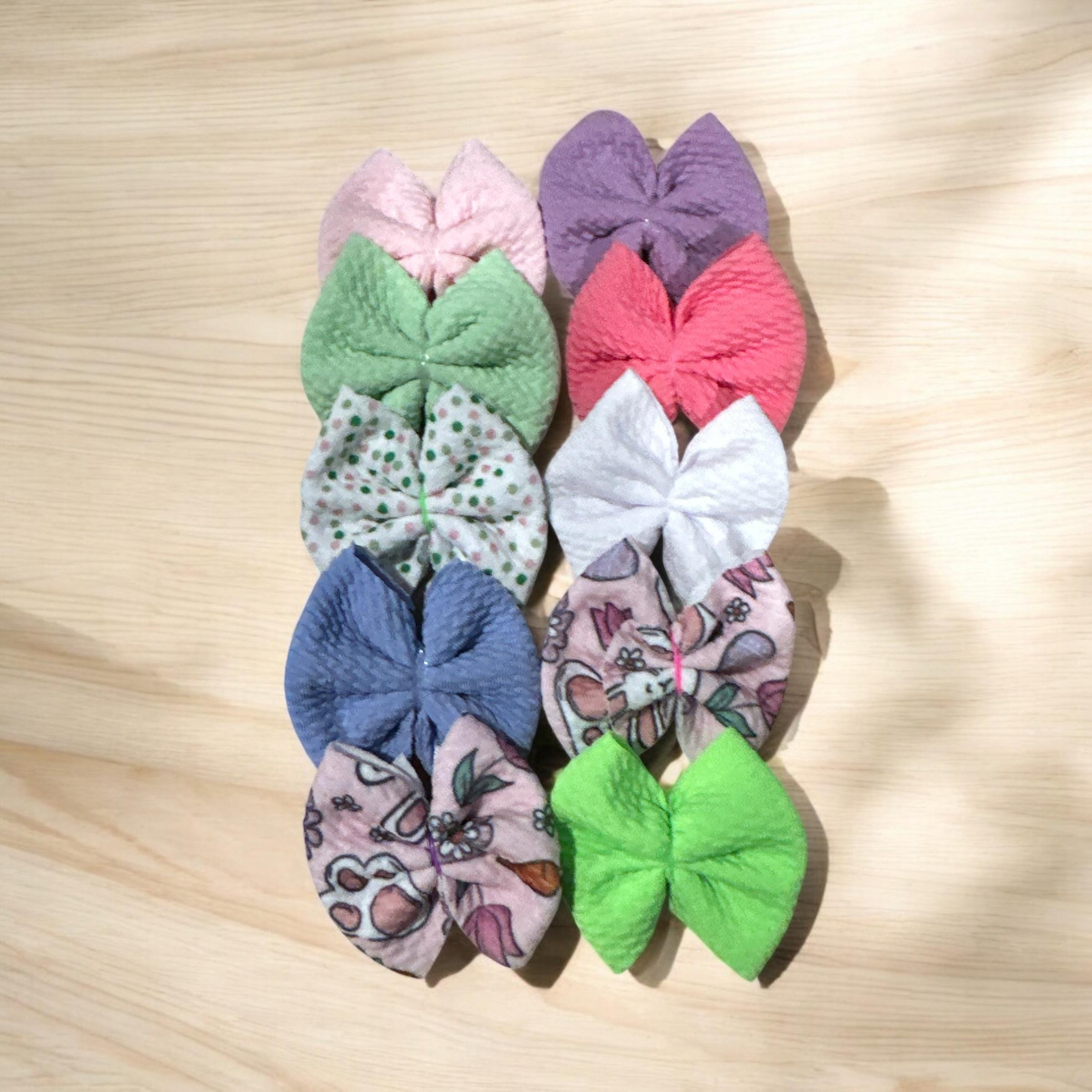 Spring, Easter, Fabric Bullet Small Bows Bundle, Freshener Bows ...