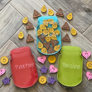 Potty Jar, Reward, Potty Chart Jar, Reward Star Jar, Personalized,  Kids Reward Jars, Kids Reward Jar, Reward Jar, Kids Jar, Tokens Jar