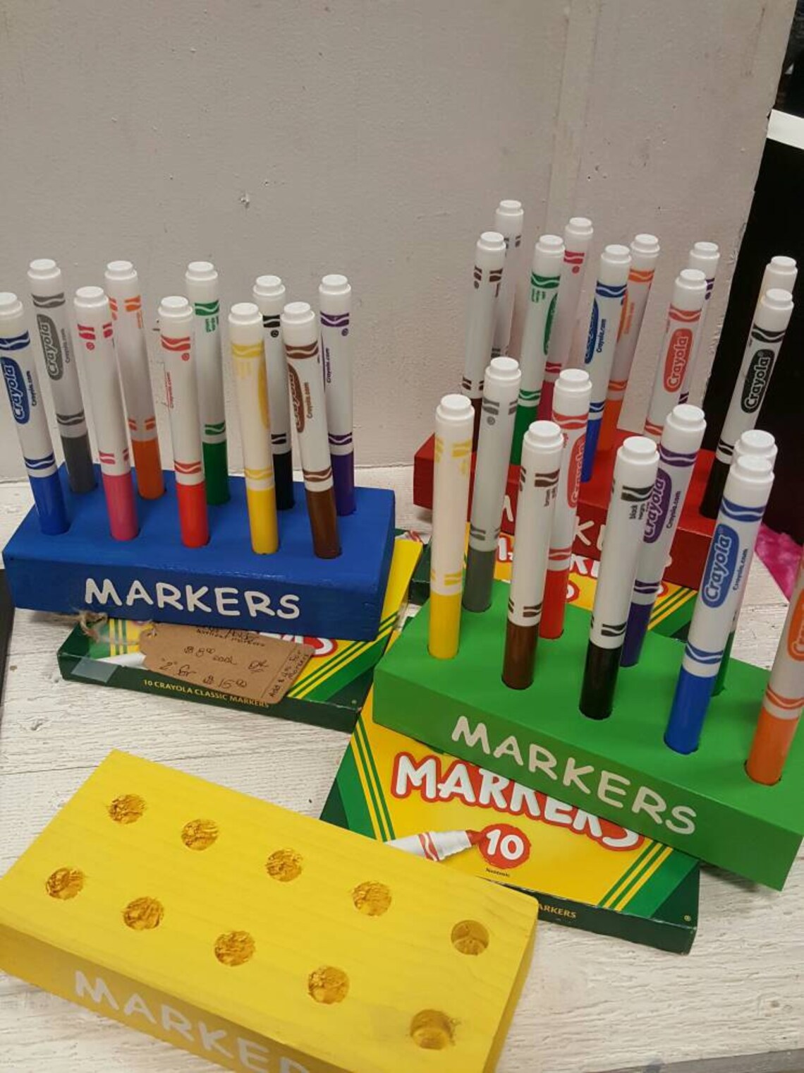 Marker Holder for Large Markers / Crayola Marker Keeper / Etsy
