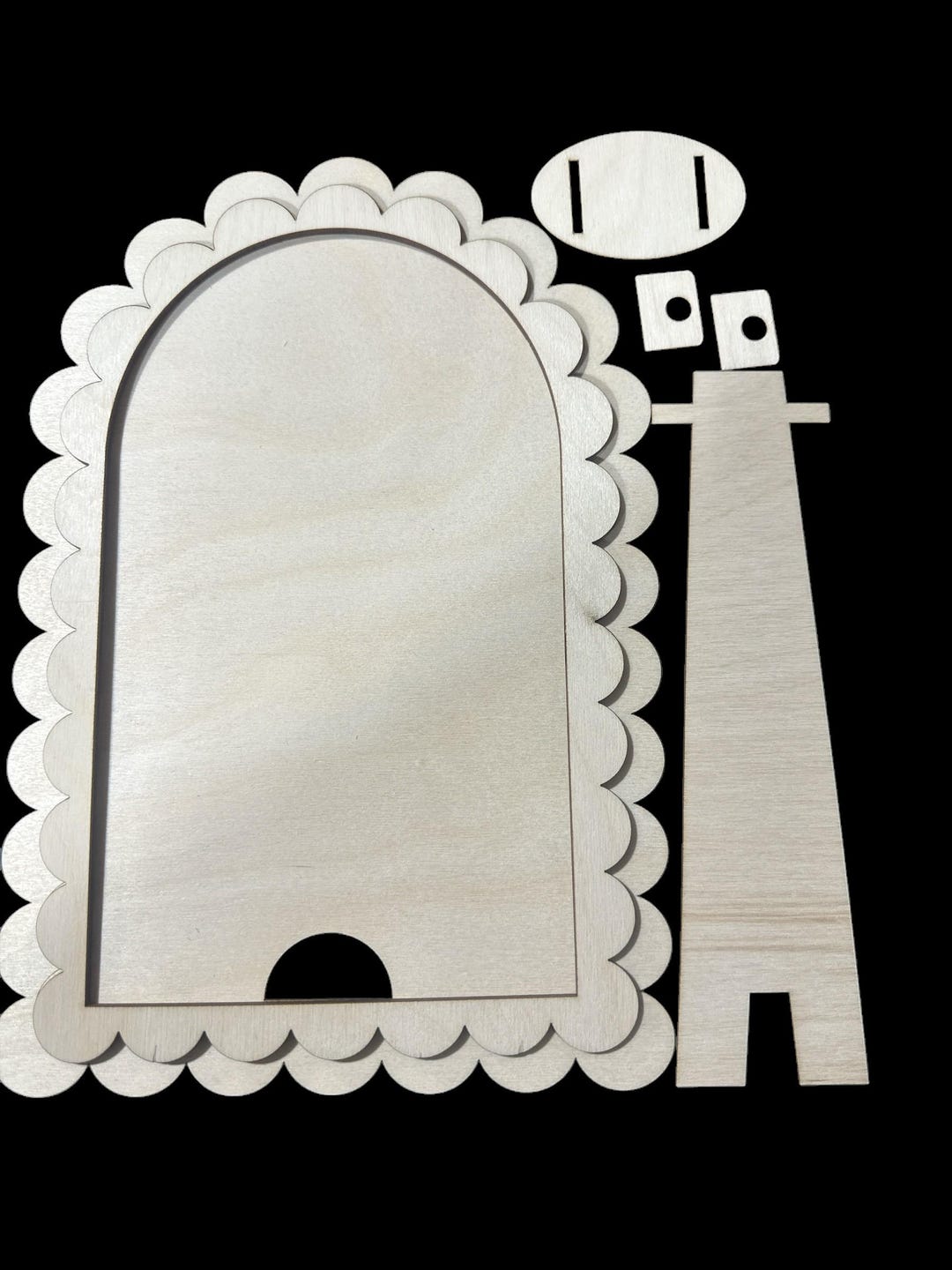 DIY Scalloped Arch Sign Frame: Interchangeable Home Decor - Etsy
