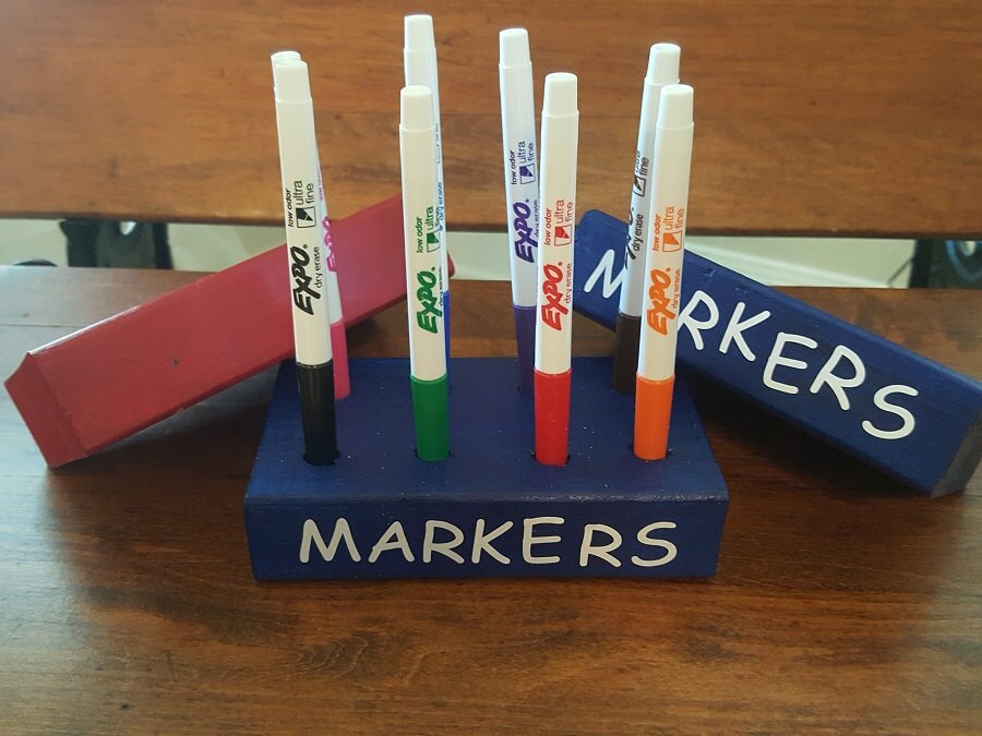 Marker holder Skinny Expo markers Etsy