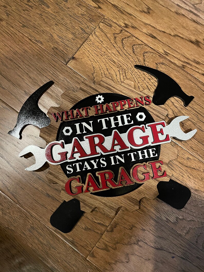 What Happens in the Garage Stays in the Garage/what Happens in Etsy