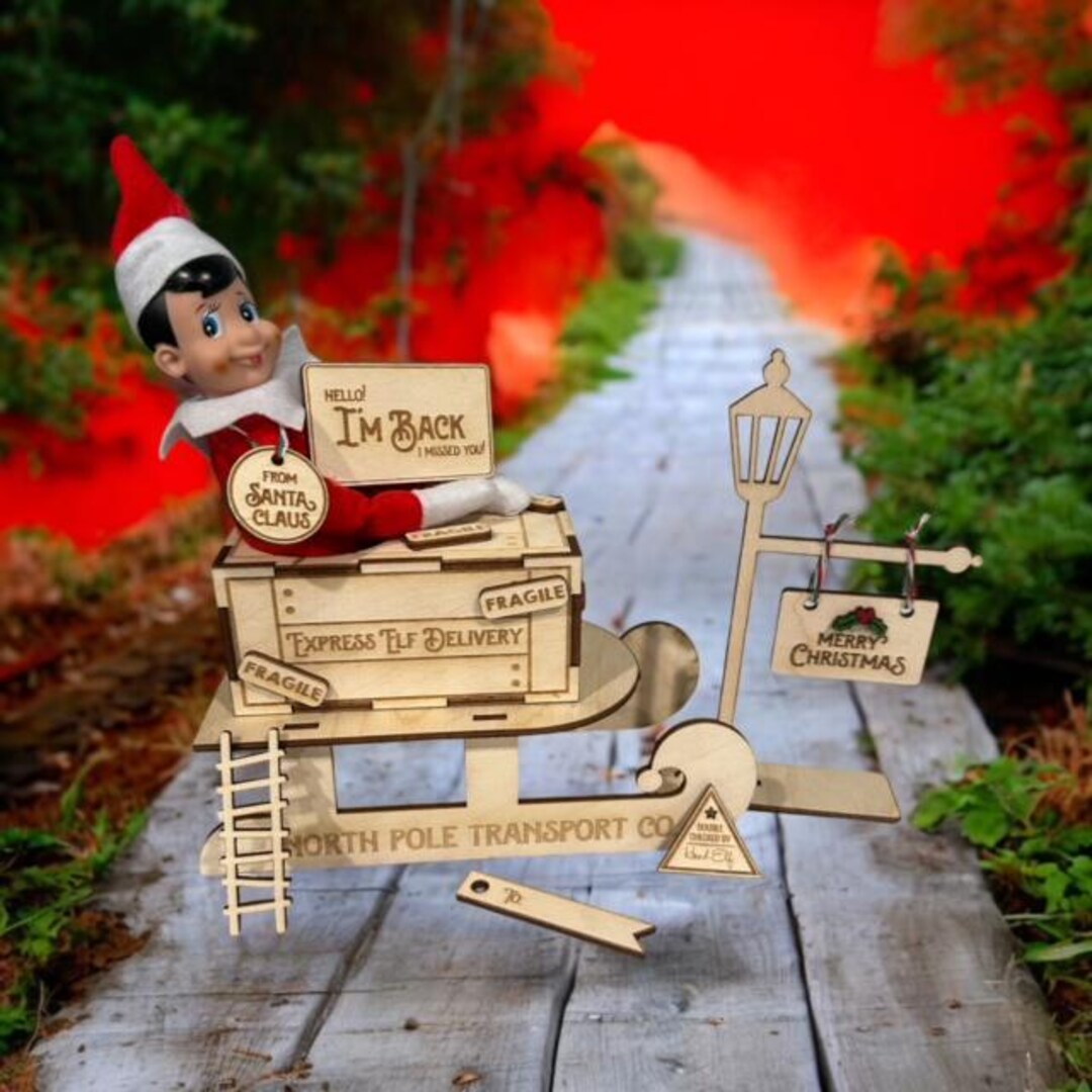 Elf Board Kits, Christmas Elf Props, Elf on the Shelf, Holiday Elf ...