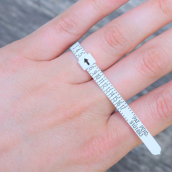 Ring Sizer, Adjustable Reusable Ring Sizer, Ring Sizer Finder, Multi-Sizer Adjustable Finger Gauge