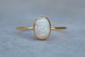 Gold Opal Ring, Opal Ring, Gold Ring, Delicate Gold Ring, Stacking Ring, Stacking Opal Ring, Gold Filled Ring