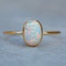 Gold Opal Ring, Opal Ring, Gold Ring, Delicate Gold Ring, Stacking Ring, Stacking Opal Ring, Gold Filled Ring 