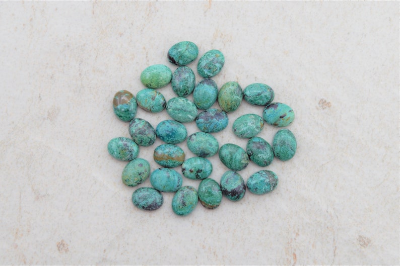 Chrysocolla Ring Robins Egg Blue Genuine Gemstone Natural image 2