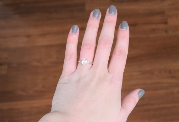 Opalescent topaz deals ring