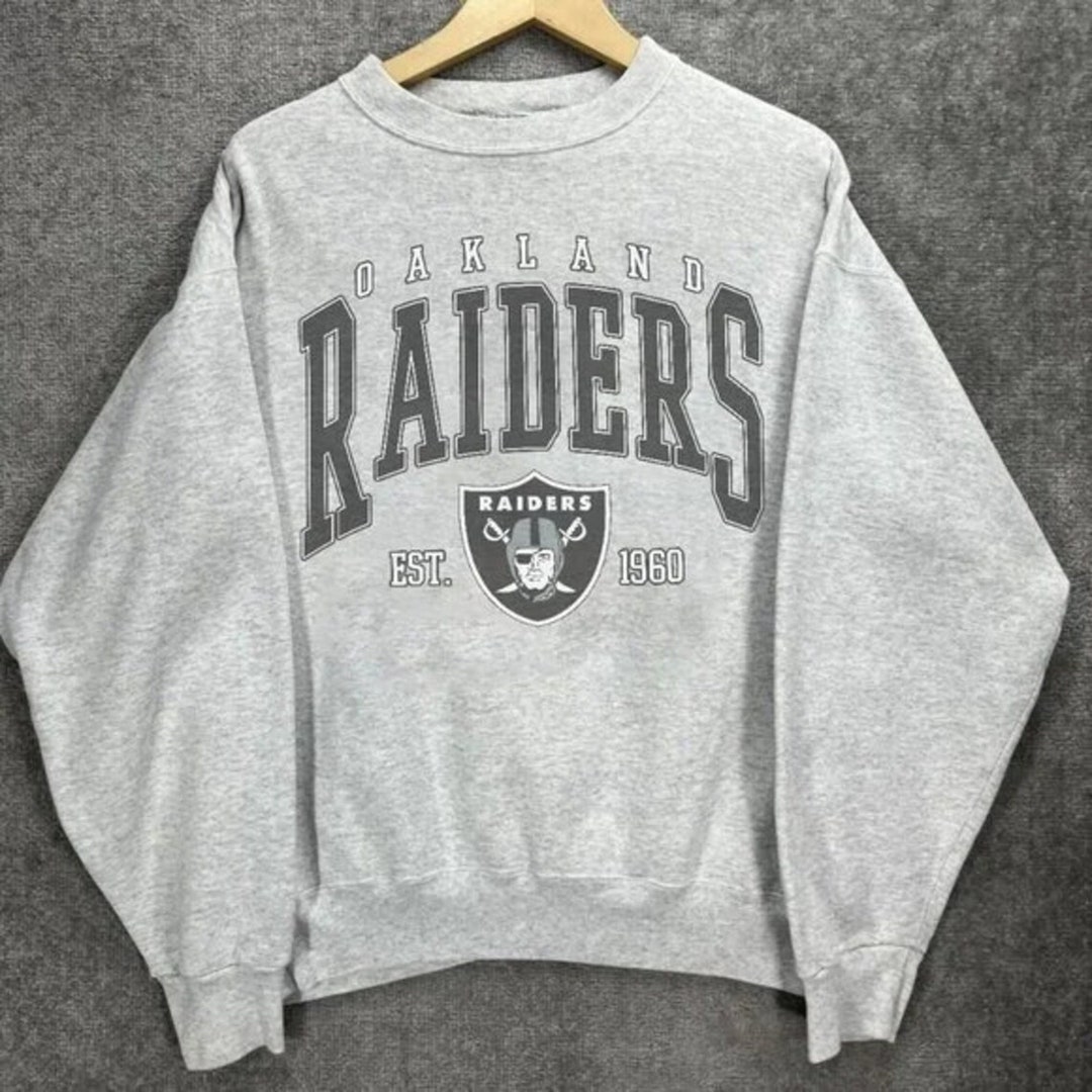 Vintage Oakland Raiders Sweatshirt Retro NFL Raiders Football Unisex