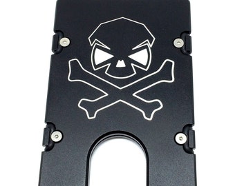 Personalized Aluminum RFID protection Fireman Badge BilletVault Wallet