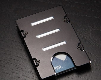 Personalized Aluminum RFID protection Fireman Badge BilletVault Wallet