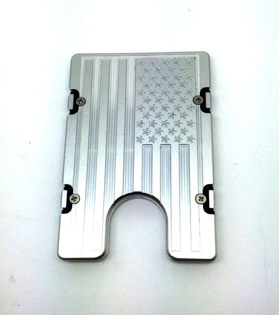 Aluminum RFID protection BilletVault Wallet//Card Holder Silver FREE SHIPPING