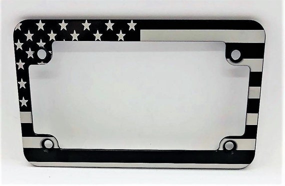 UZBEKISTAN FLAG BLACK License Plate Frame Tag Holder