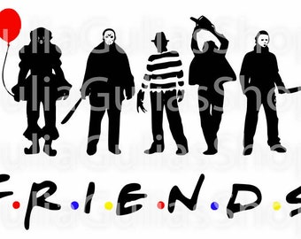 Free Free 78 Friends Horror Shirt Svg SVG PNG EPS DXF File