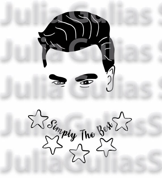 Download David Rose Simply The Best Svg Etsy