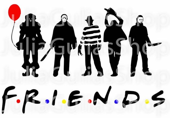 Download Friends Horror Svg Etsy