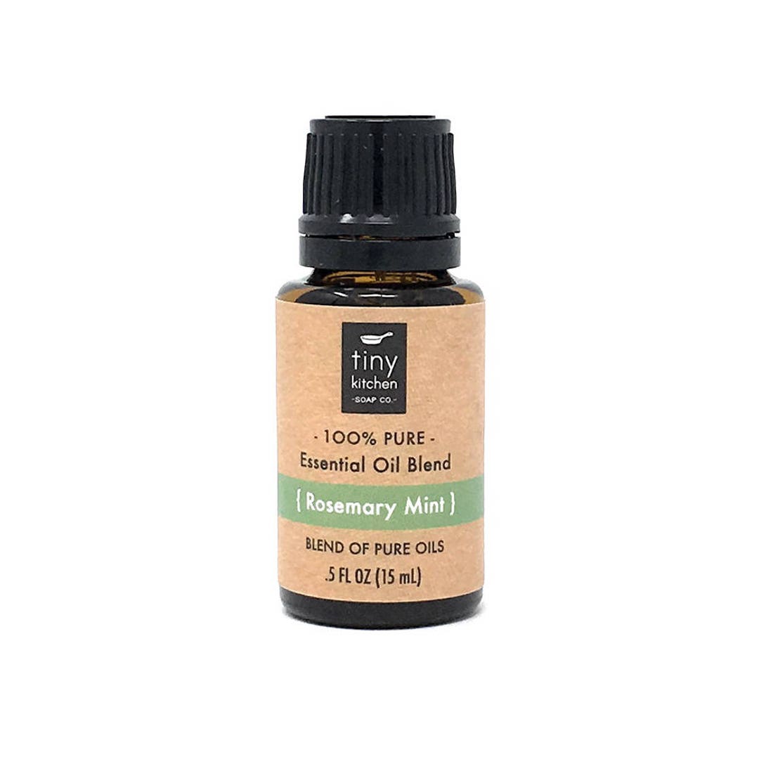 Rosemary Mint Essential Oil Blend 15 Ml / .5 Oz All Natural Synergy of
