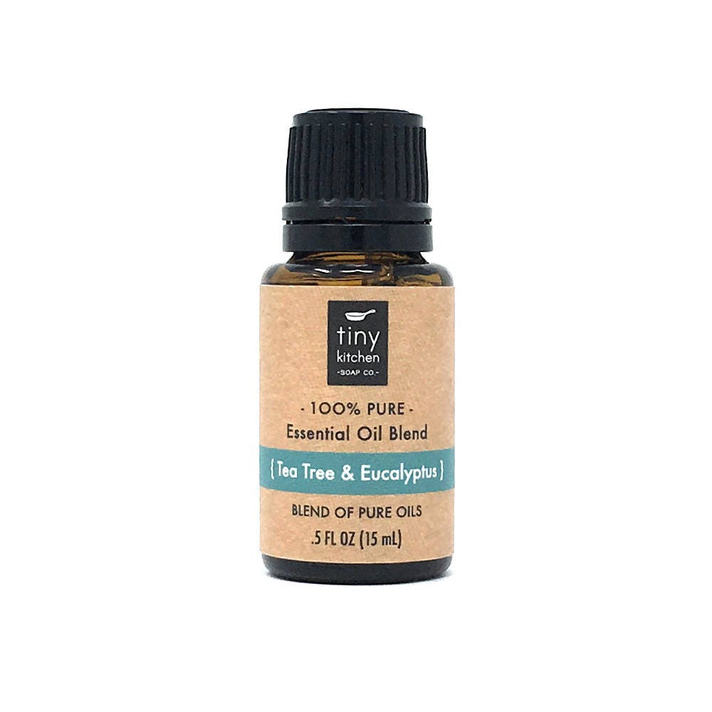 Tea Tree and Eucalyptus Essential Oil Blend 15 Ml / .5 Oz All Natural Synergy of 100 Pure