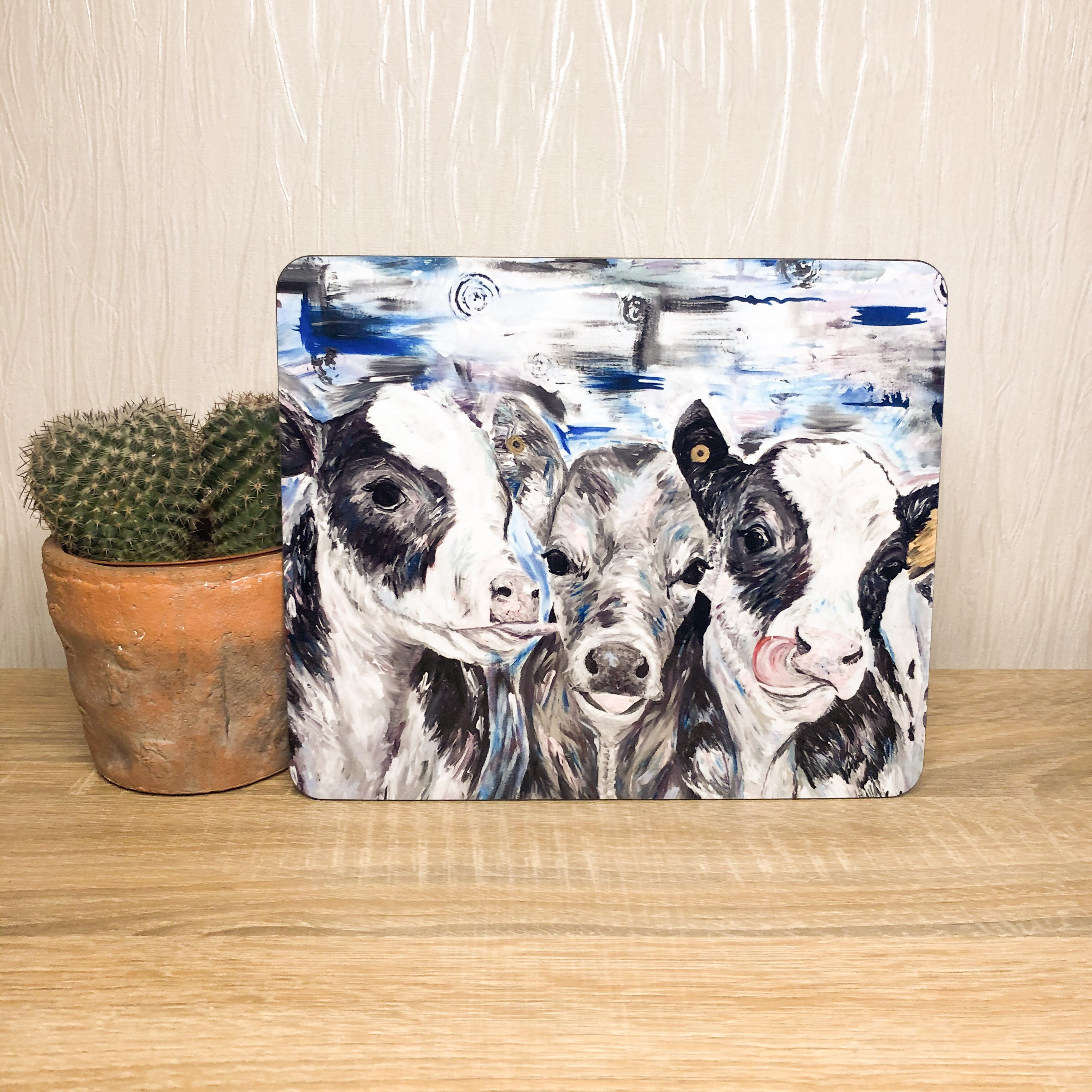 Cow Placemats Friesian Cow Placemat Dairy Cowplacemats Cow Etsy UK