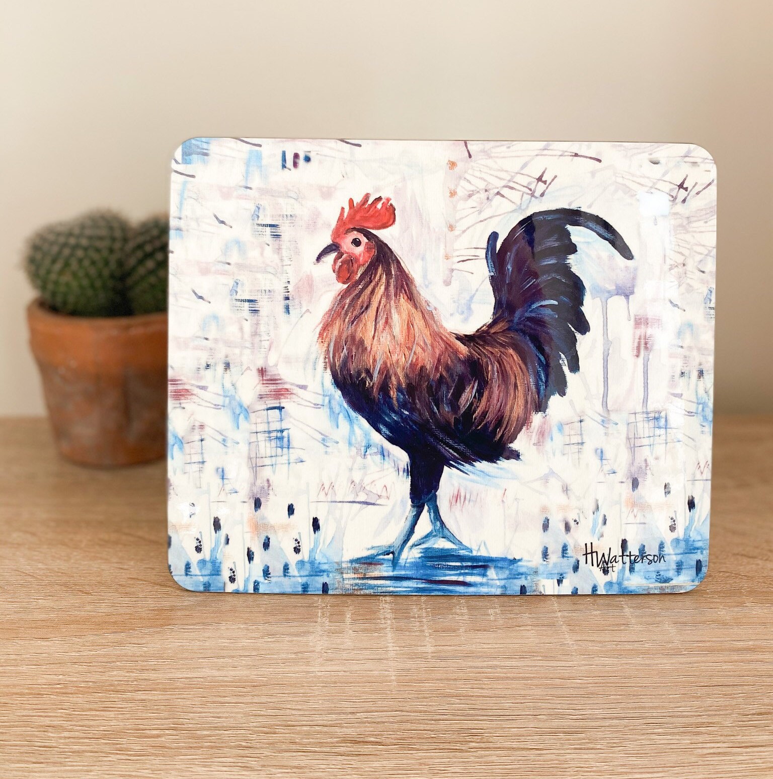 Rooster, Rooster Placemat, Rooster Art, Farm Animals, Dinner Placemat