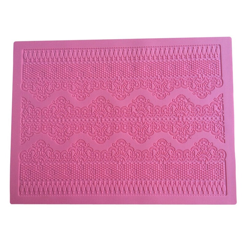 Silicone Lace Mat Mold for Edible Sugarcraft Lace Cake Etsy