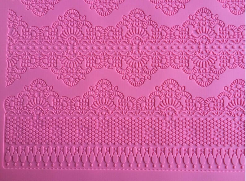 Silicone Lace Mat Mold for Edible Sugarcraft Lace Cake Etsy
