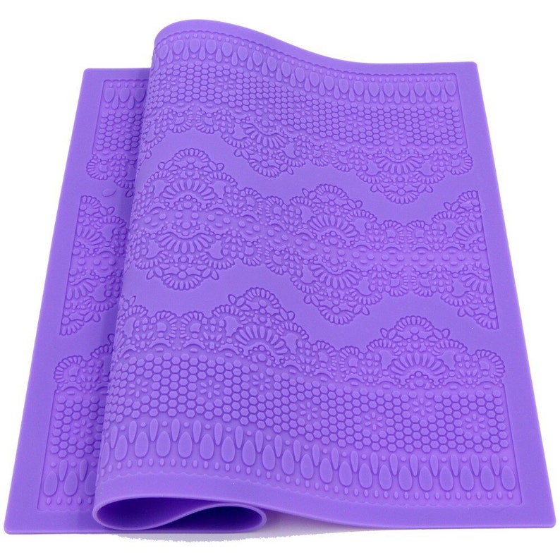 Silicone Lace Mat Mold for Edible Sugarcraft Lace Cake Etsy